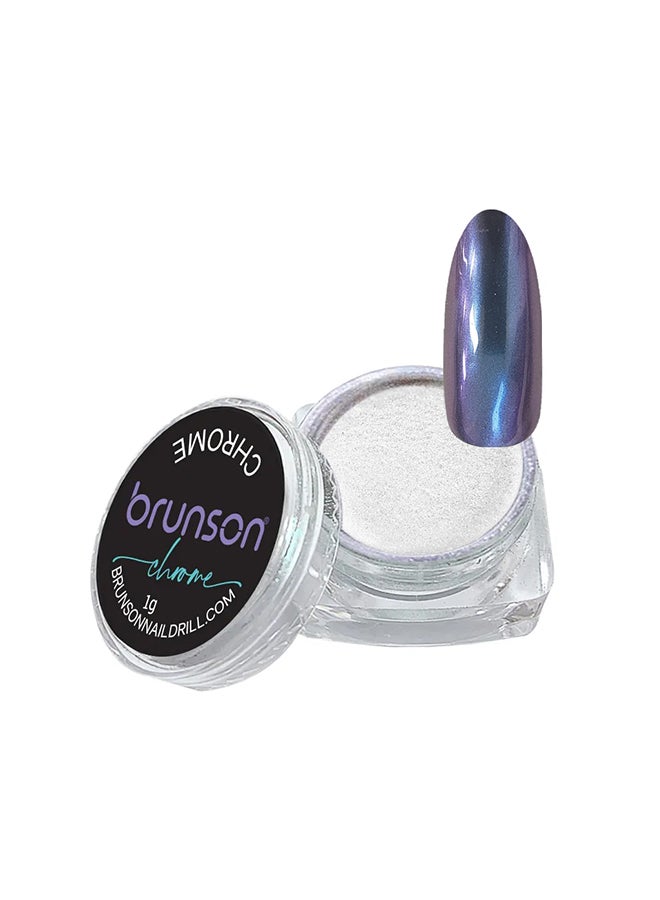 Chrome Mirror Metallic Holographic Effect Art Decoration Manicure Pigment Nail Powder T-14