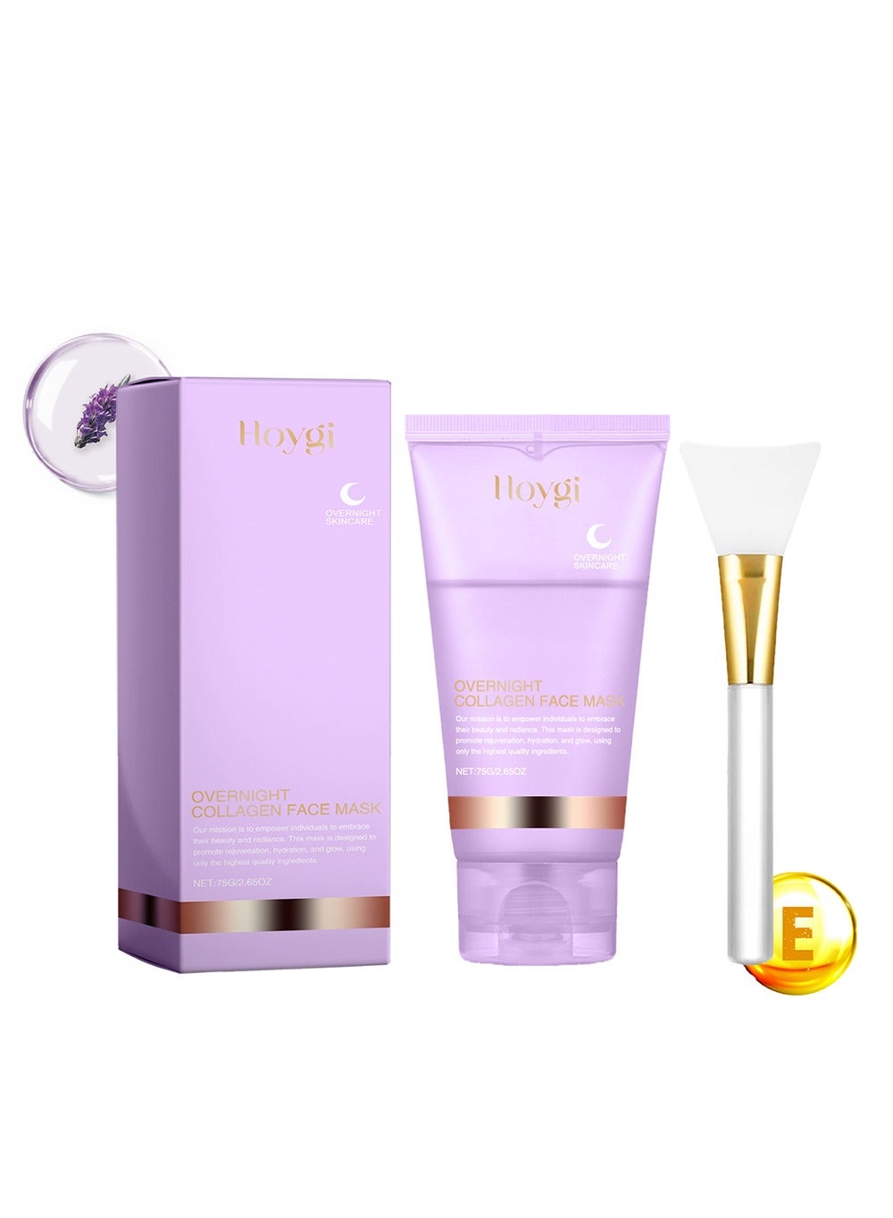 Collagen Night Wrapping Cream, Mask for Overnight Sleeping to Reduce Wrinkles, Fine Lines, Maintain Skin Elasticity