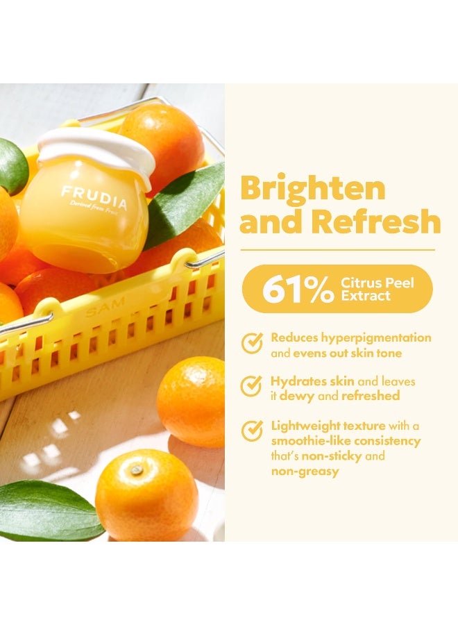 Citrus Brightening Cream 55g — Vitamin C Moisturizer with Jeju Tangerine Peel Extract & Niacinamide for Brightening Glow, 1.94 oz - image 2