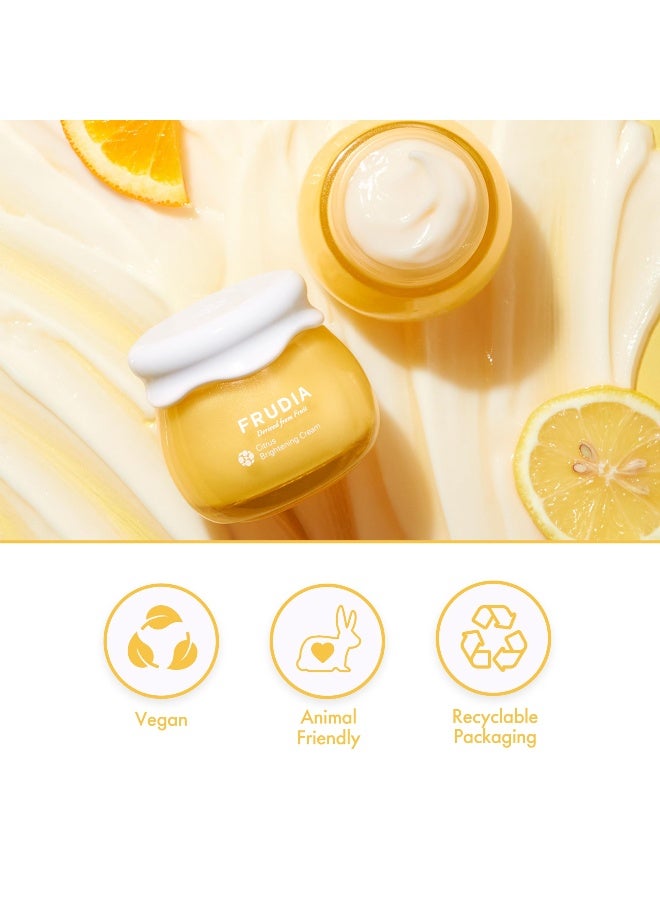 Citrus Brightening Cream 55g — Vitamin C Moisturizer with Jeju Tangerine Peel Extract & Niacinamide for Brightening Glow, 1.94 oz - image 4