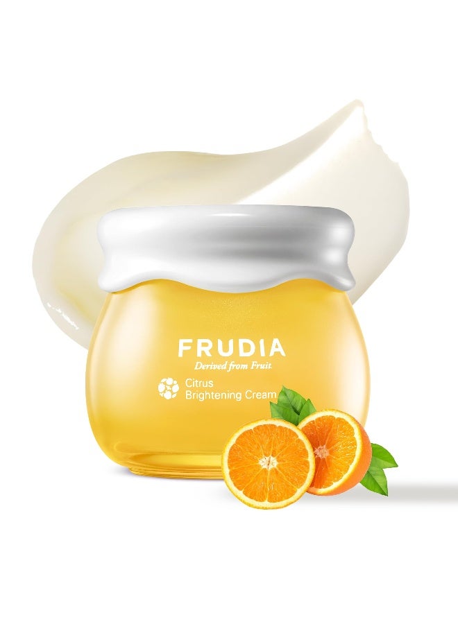 Citrus Brightening Cream 55g — Vitamin C Moisturizer with Jeju Tangerine Peel Extract & Niacinamide for Brightening Glow, 1.94 oz