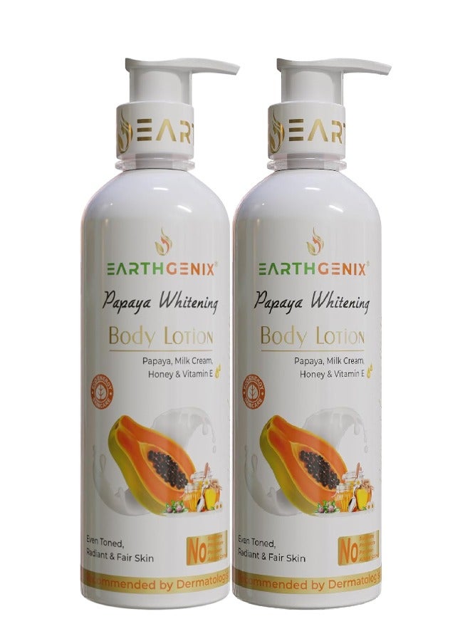 2-Pieces Papaya Body Lotion 1000 Ml