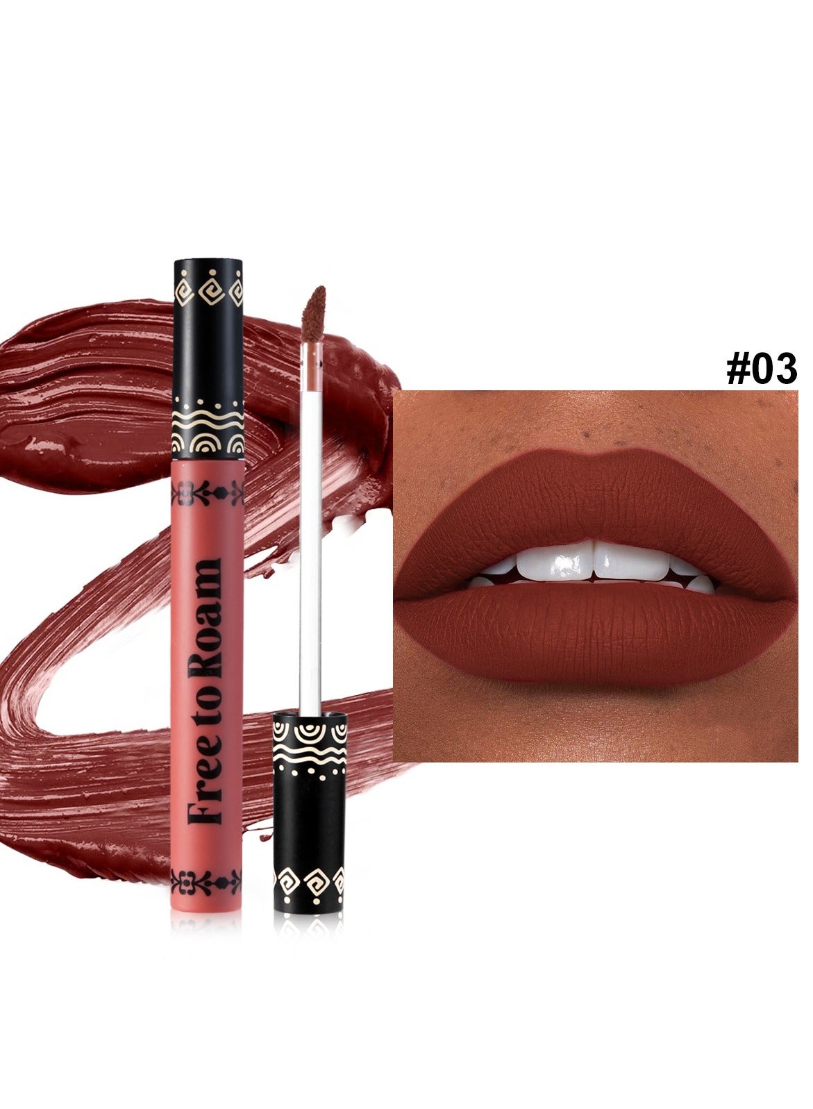 Maffick Lip Glaze Liquid Lipstick: Long-lasting, Non-sticking, Waterproof Lip Gloss Set for Free Romantic Expression