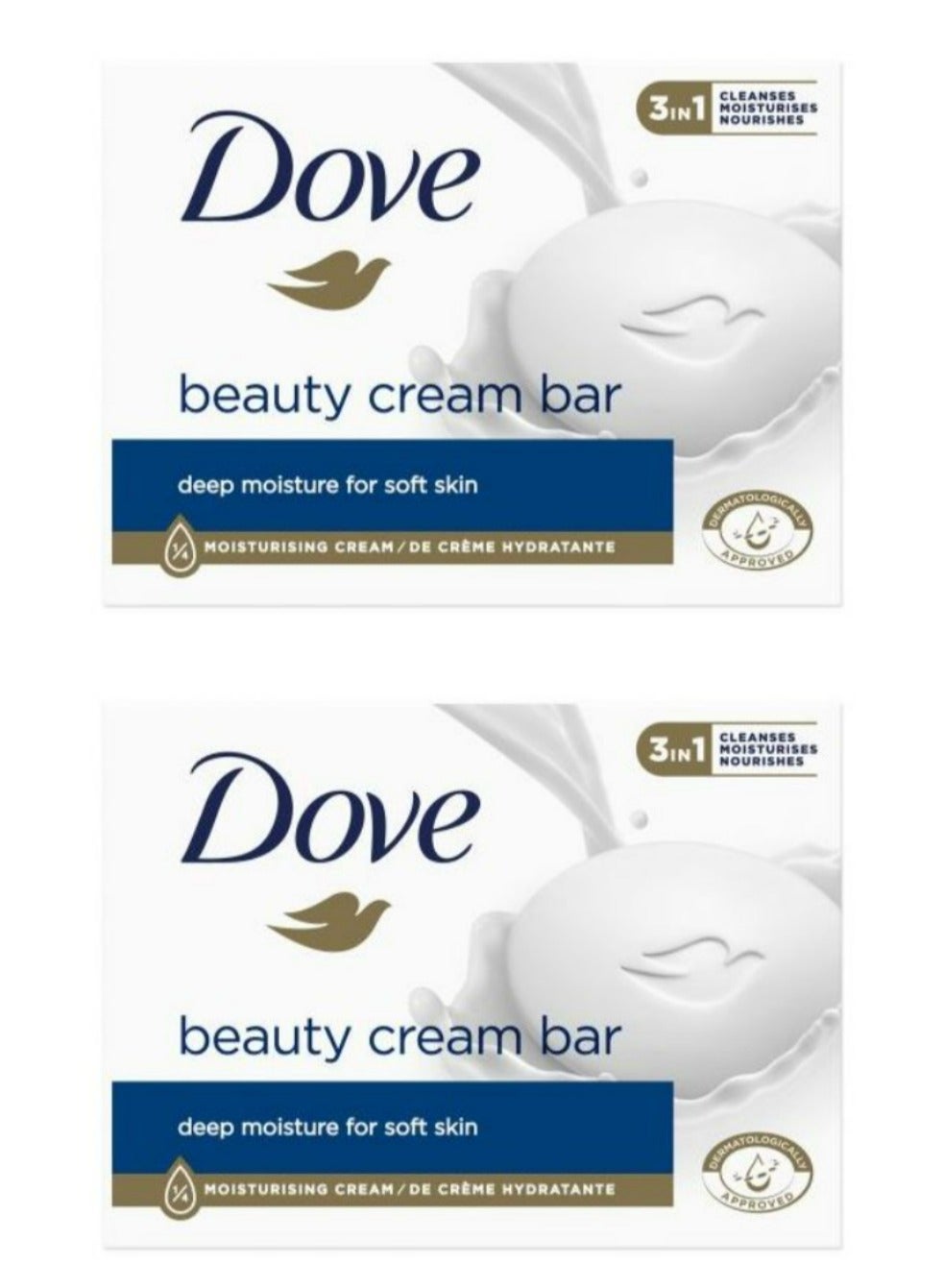 Beauty Cream Bar Soap Deep Moisture For Soft Skin 135g 2 pcs