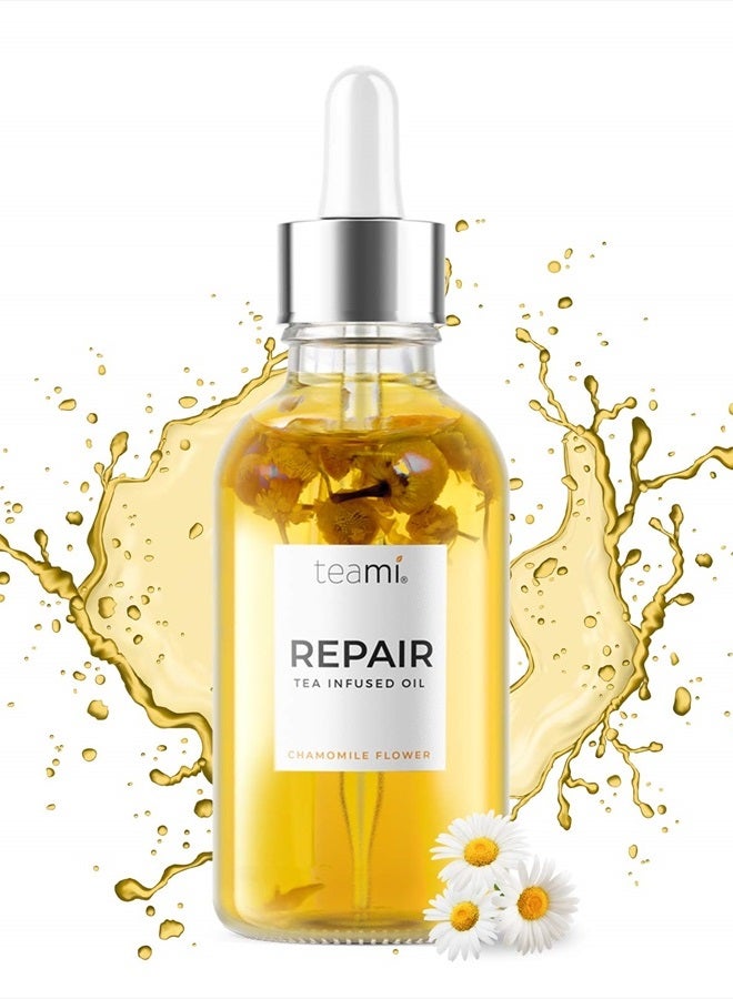 Repair Jojoba Face Oil for Women with Coconut Oil, Camellia Seed & Vitamin E Oil for Skin - Facial Oil Cleanser for Sensitive, Normal, Oily & Dry Skin (2oz)