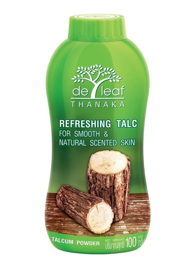 Refreshing Talc Smooth and Natural Scented Skin, Talcum Powder Beauty Skincare Face Body Clean Fresh Cooling Sooth Irritation, 100 g 3 Pack Count