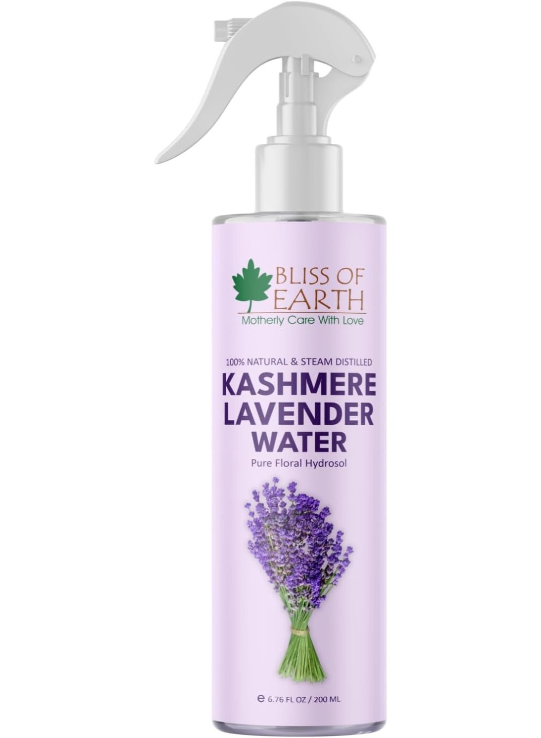 Kashmere Lavender Water – Face Toner, Face Mist & Astringent | Oil Control, Acne Control & Skin Hydration | Natural Room Freshener | 200 ml