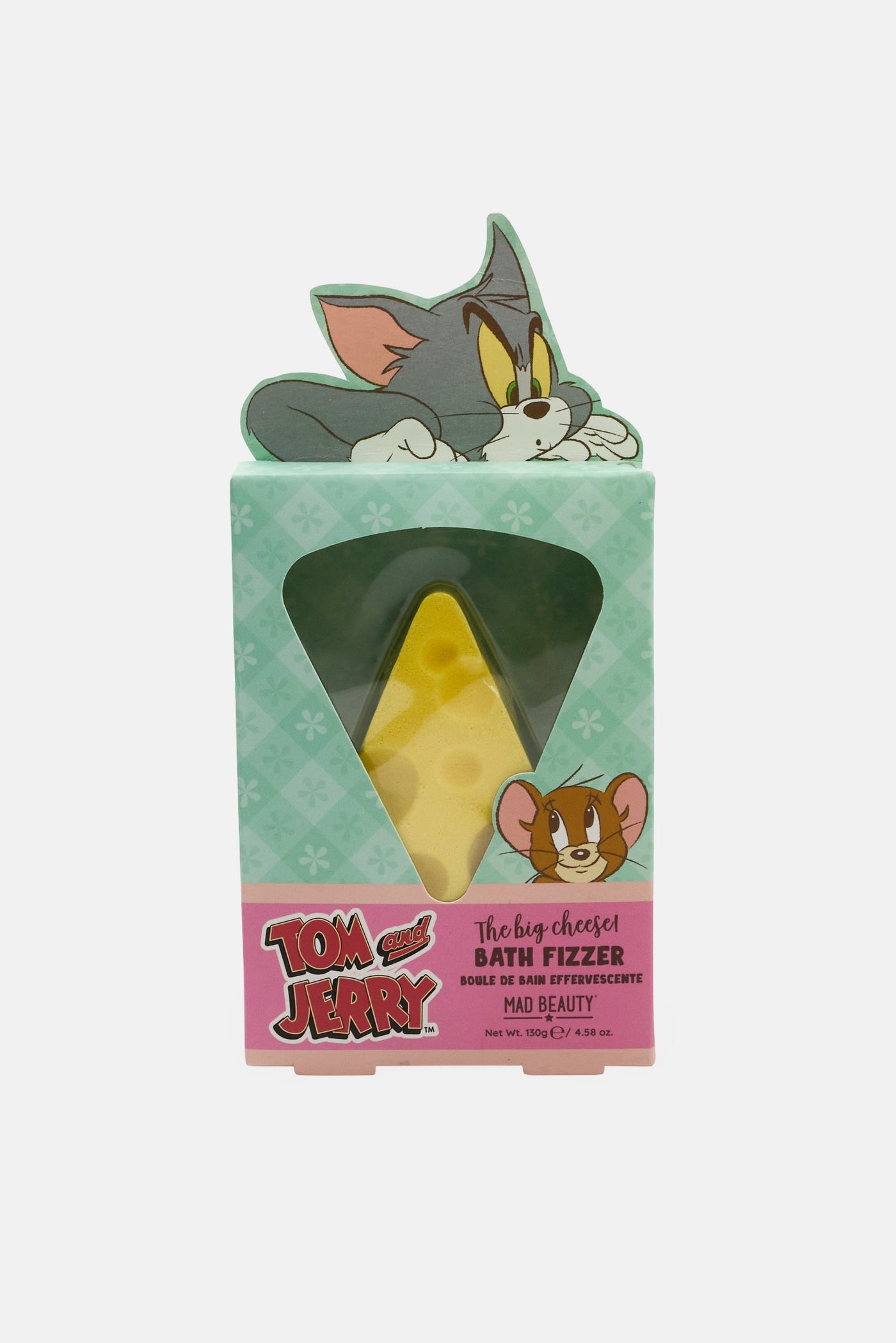 Tom And Jerry x Mad Beauty The Big Cheese Bath Fizzer 130g