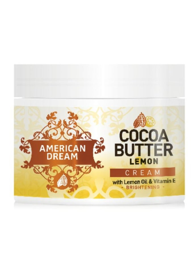 Cocoa Butter Lemon Brightening Cream Infused with Lemon Oil And Vitamin E 500 ML