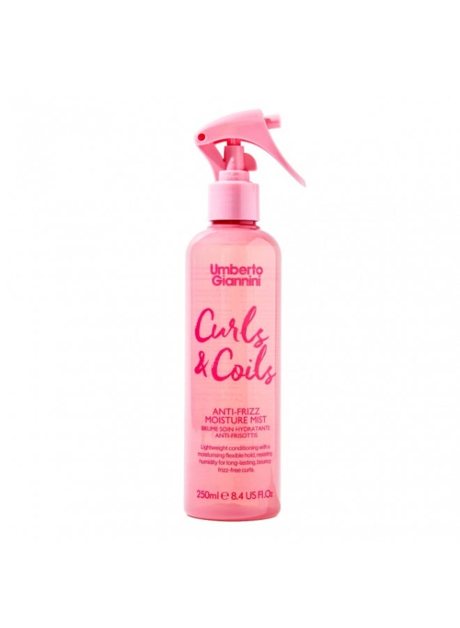 Curls And Coils Anti Frizz Moisture Mist 250ml