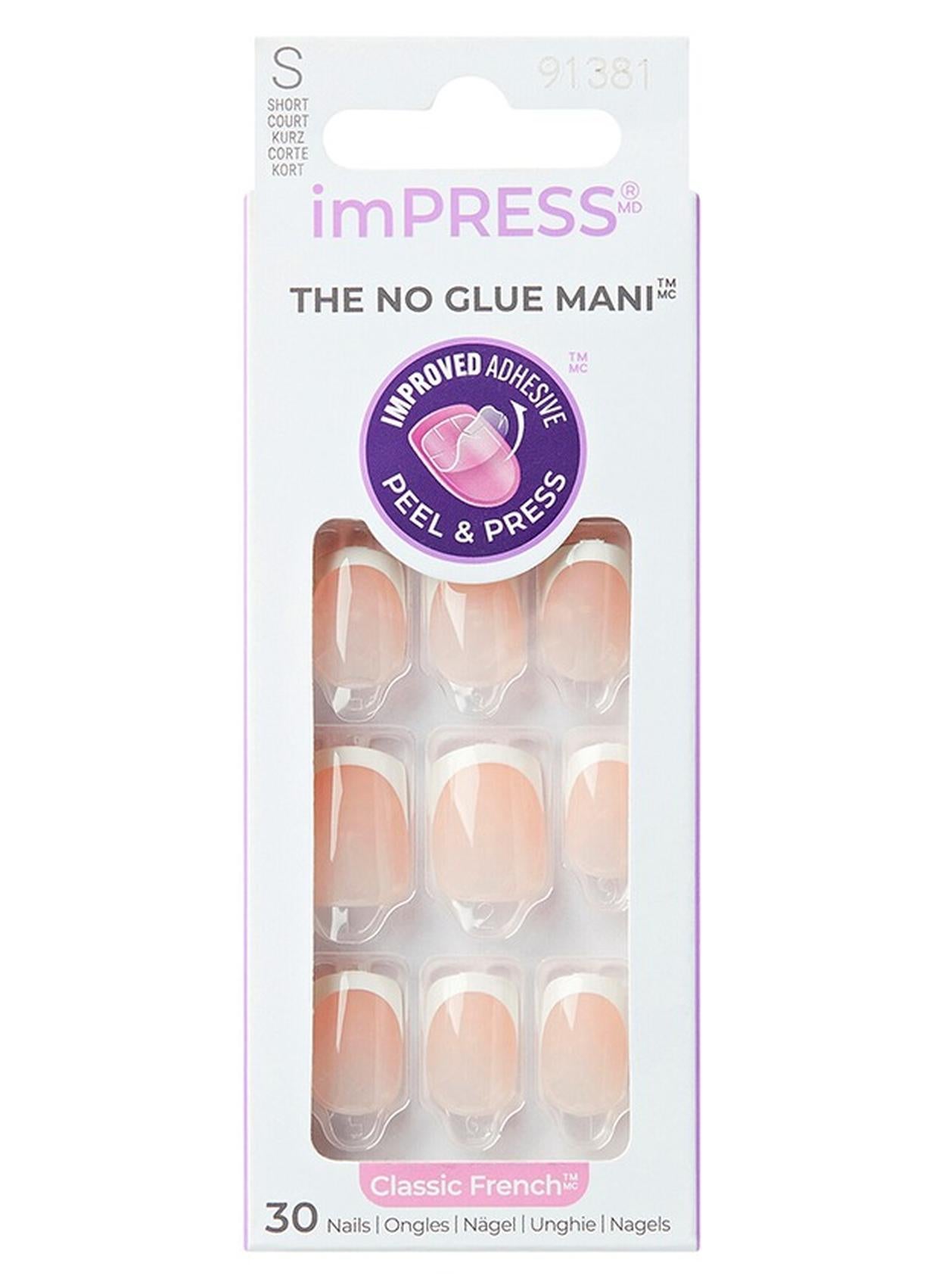 Impress Nails Model - Classic French Small Ifc01C
