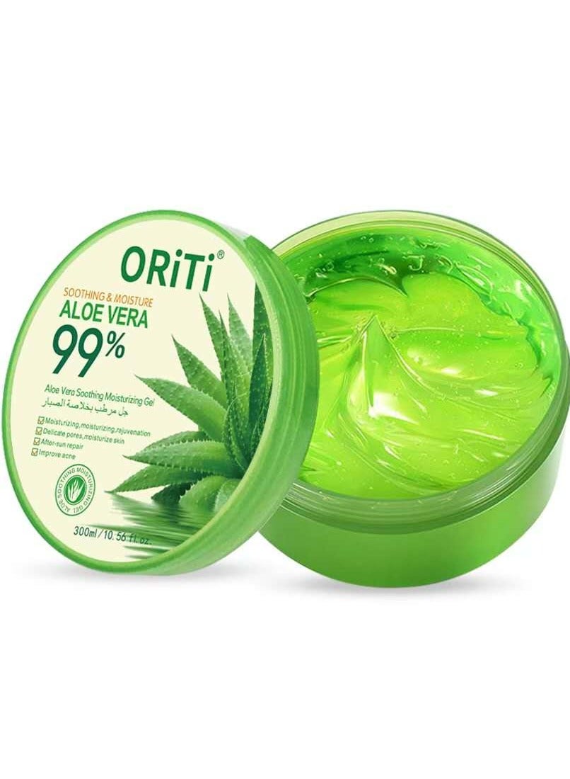 99% Aloe Vera Soothing Moisturizing Gel 300ml GREEN