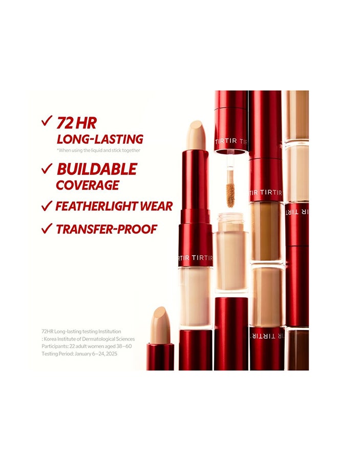 Tirtir Glide & Hide Blurring Concealer - 6.8 C (8g [Liquid 4g+Stick 4g]) - image 6