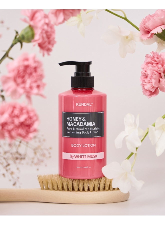 Honey & Macadamia Pure Body Lotion White Musk 500Ml - image 2