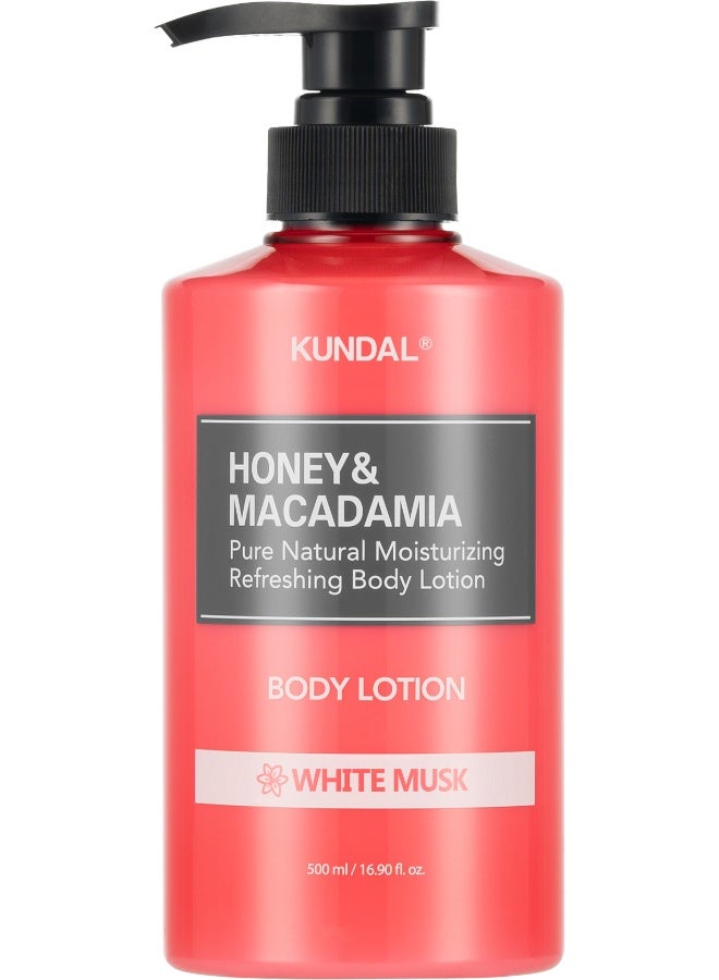 Honey & Macadamia Pure Body Lotion White Musk 500Ml