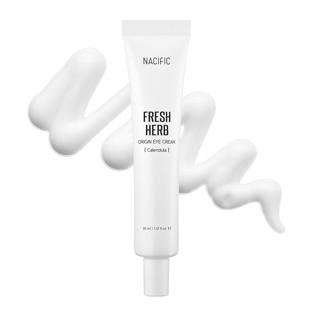 NACIFIC Fresh Herb Origin Eye Cream 1.01fl.oz 30ml for Wrinkles, Dark Circles & Puffiness â€“ Hypoallergenic Korean Skincare with Niacinamide â€“ Moisturizing & Brightening Eye, Mouth & Neck Cream