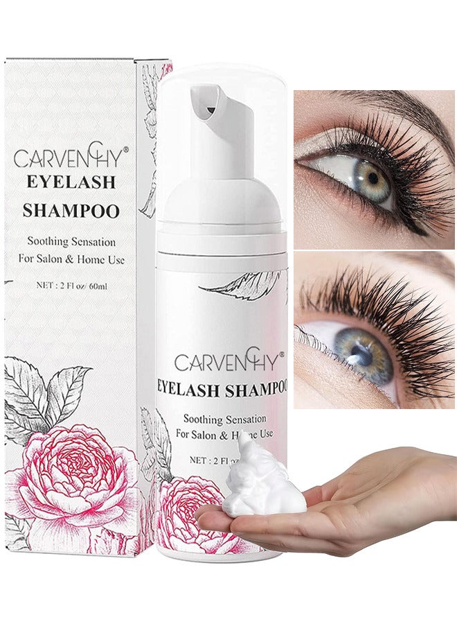Eyelash Shampoo Soothing Sensation For Salon And Home Use Grafted Eyelash Cleaning Mousse