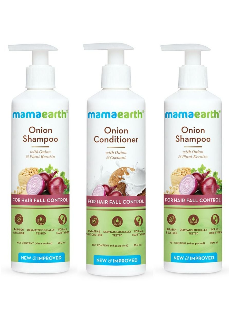 2 Shampoos and 1 Conditioner combo 250 ml each