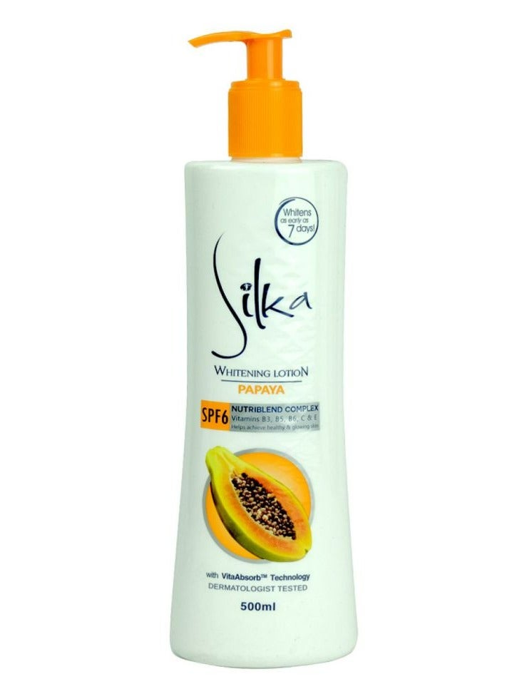 Whitening Lotion Papaya Spf6 500 ML