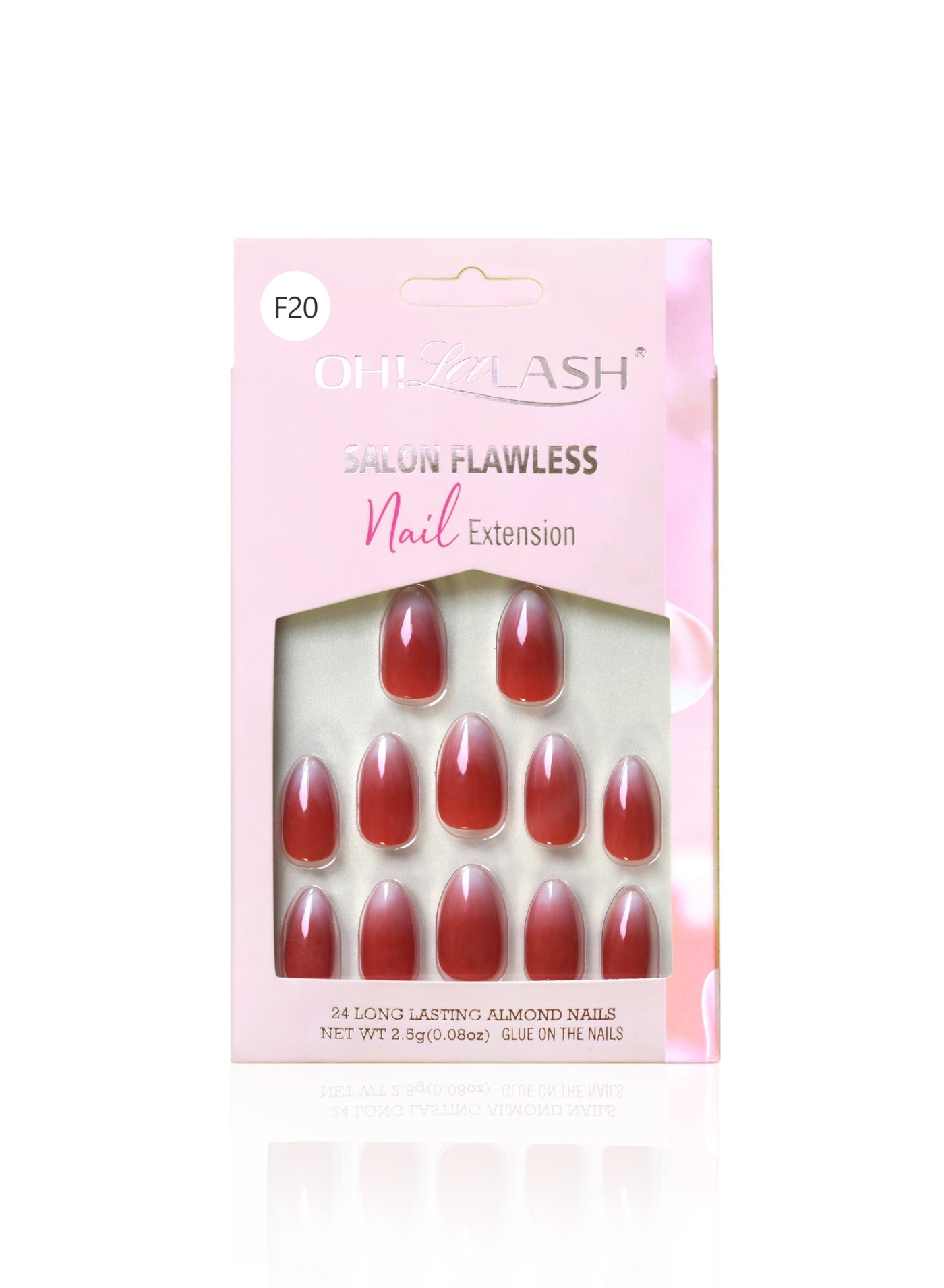 24 PCS Elegant Press On Nails- Reusable Fake Nails