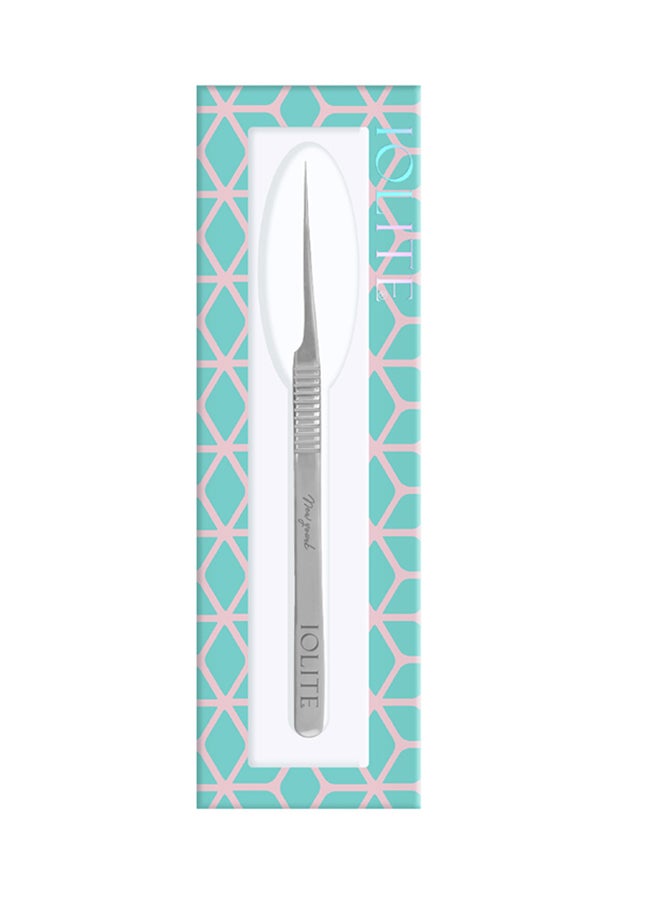 Tool Alement Canadian Stainless Steel Straight Eyelash Tweezers Straight Curved