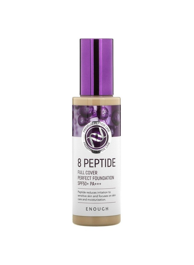 8 Peptide Full Cover Perfect Foundation Spf50+ Pa+++ 21 100Ml