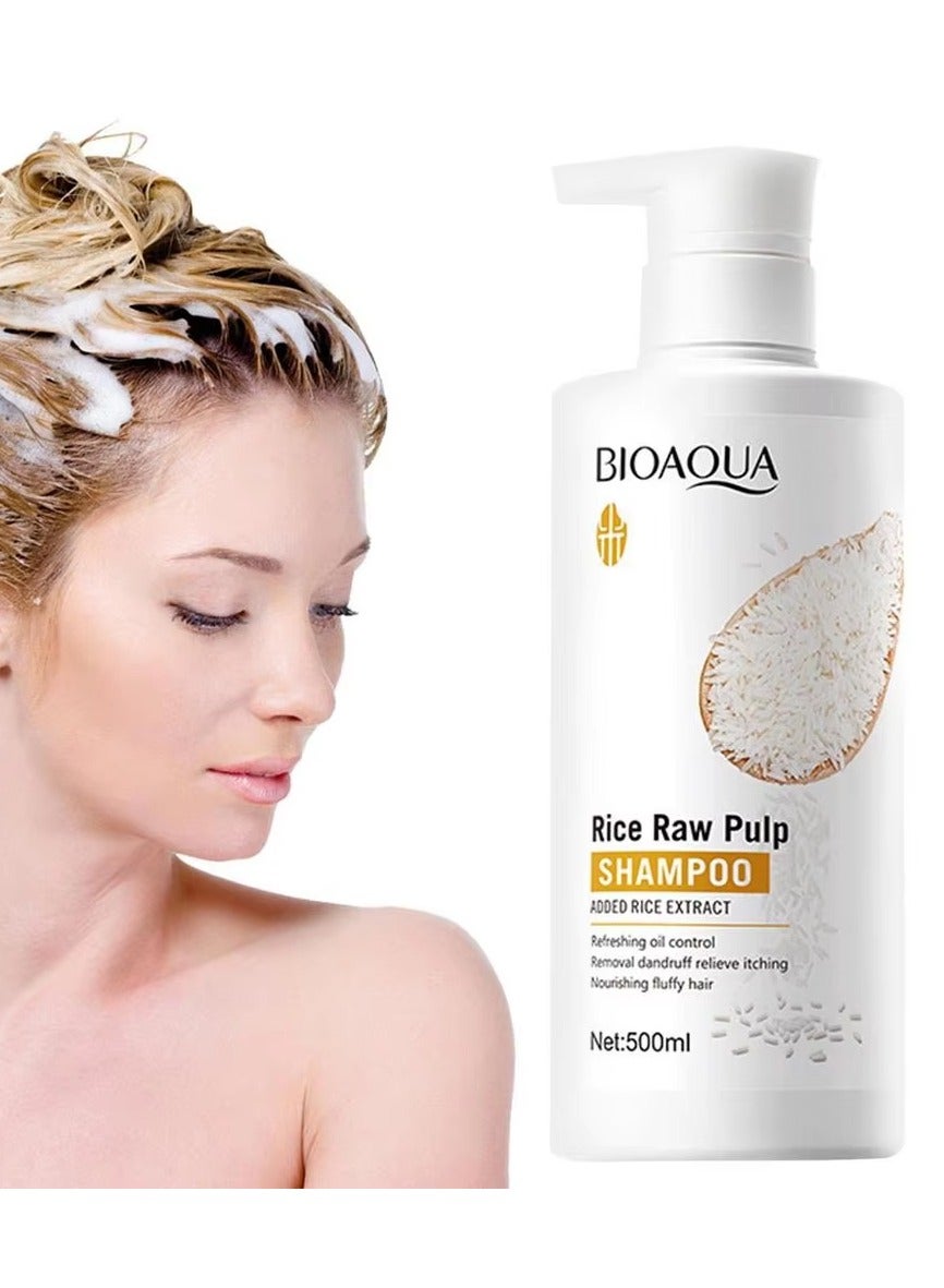 Bioaqua Rice Shampoo Oil Control Cleansing Shampoo 500ML