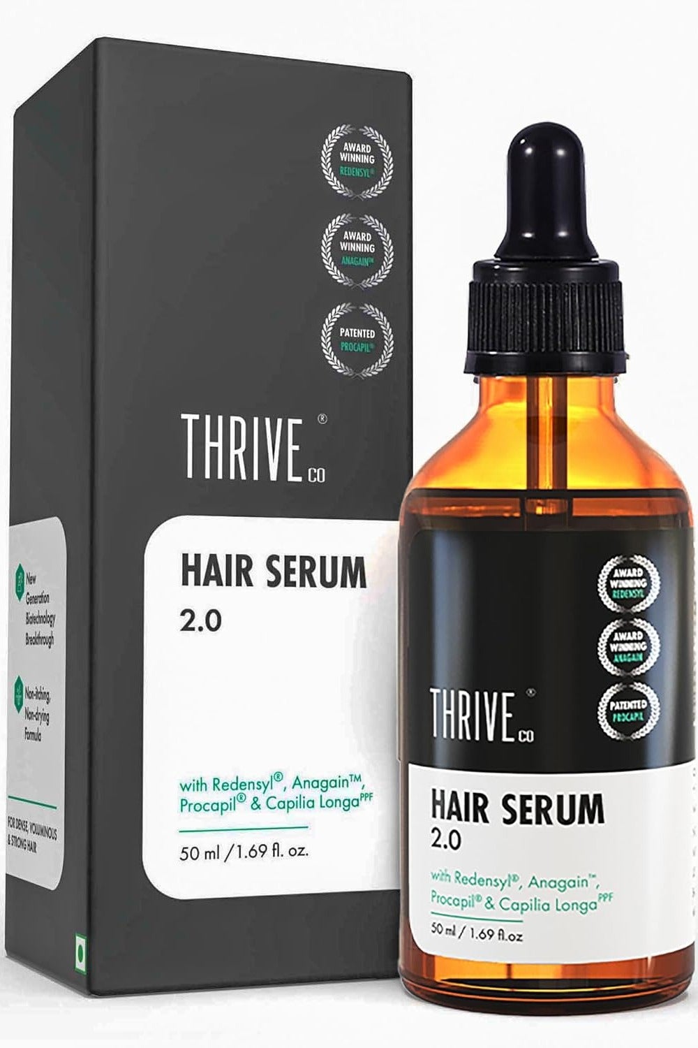 ThriveCo Hair Growth Serum with Redensyl Anagain Procapil Capilia Longa For Hair Fall Control  50ML