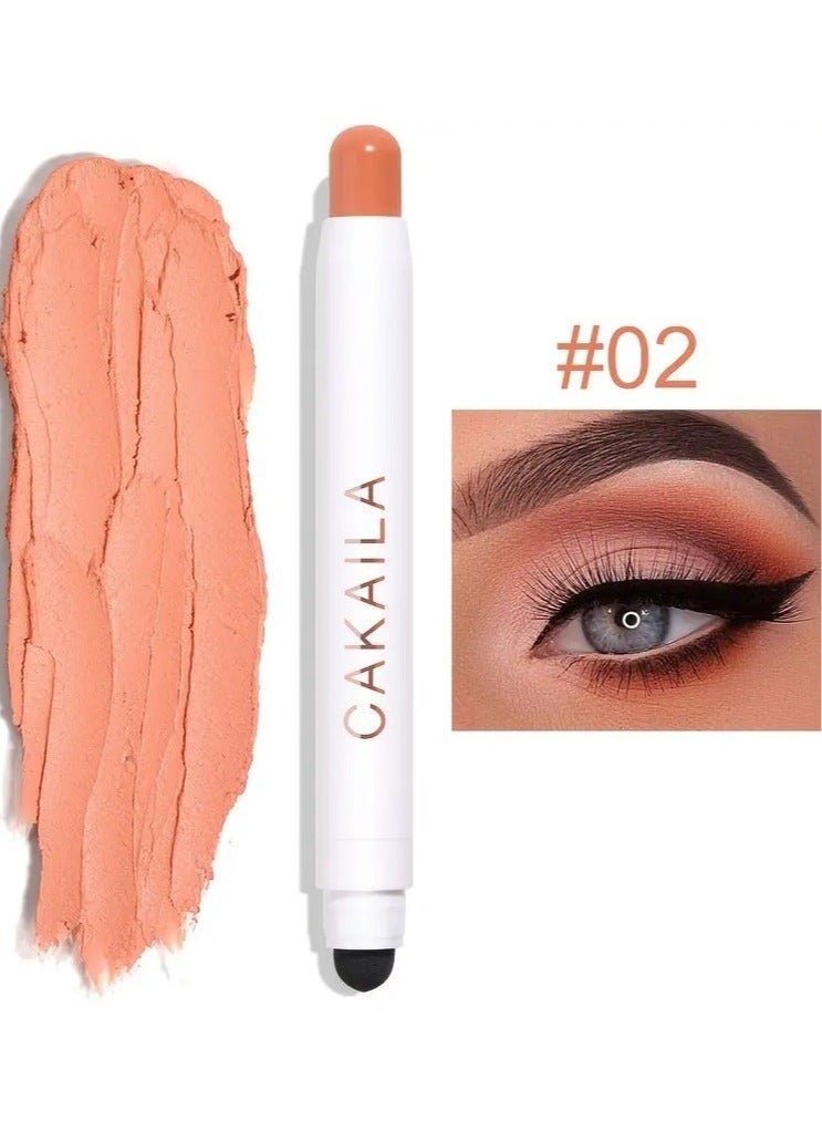 Vibrant Shimmer Eyeshadow Stick - 2-in-1 Creamy Eye Brightener & Highlighter with Soft, Smooth, Easy-to-Apply Formula for Music Festival, Party, and Everyday Use - Long-Lasting, Water-Resistant, and Cruelty-Free 02
