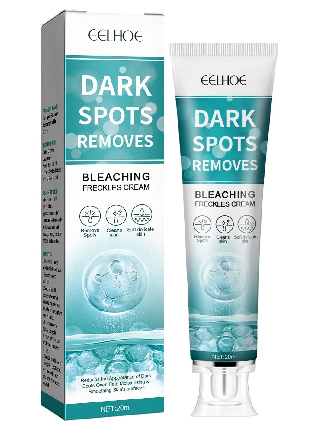 Sun Spot Remover for Face, Melasma, Freckle, Age Spots Pigment, Removal, Anti Pigmentation, Blemish, Reducer, Brighten Skin Care Cream