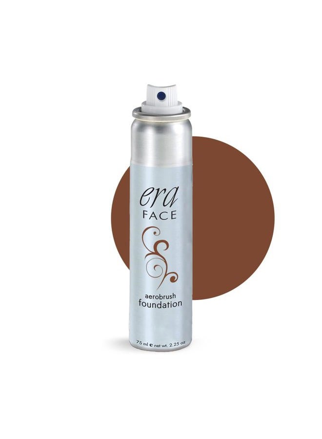 ERA Face spray makeup (R10 - Cocoa, 2.25 oz) - airbrush foundation, everyday, buildable, professional spray on cosmetics by Era Beauty