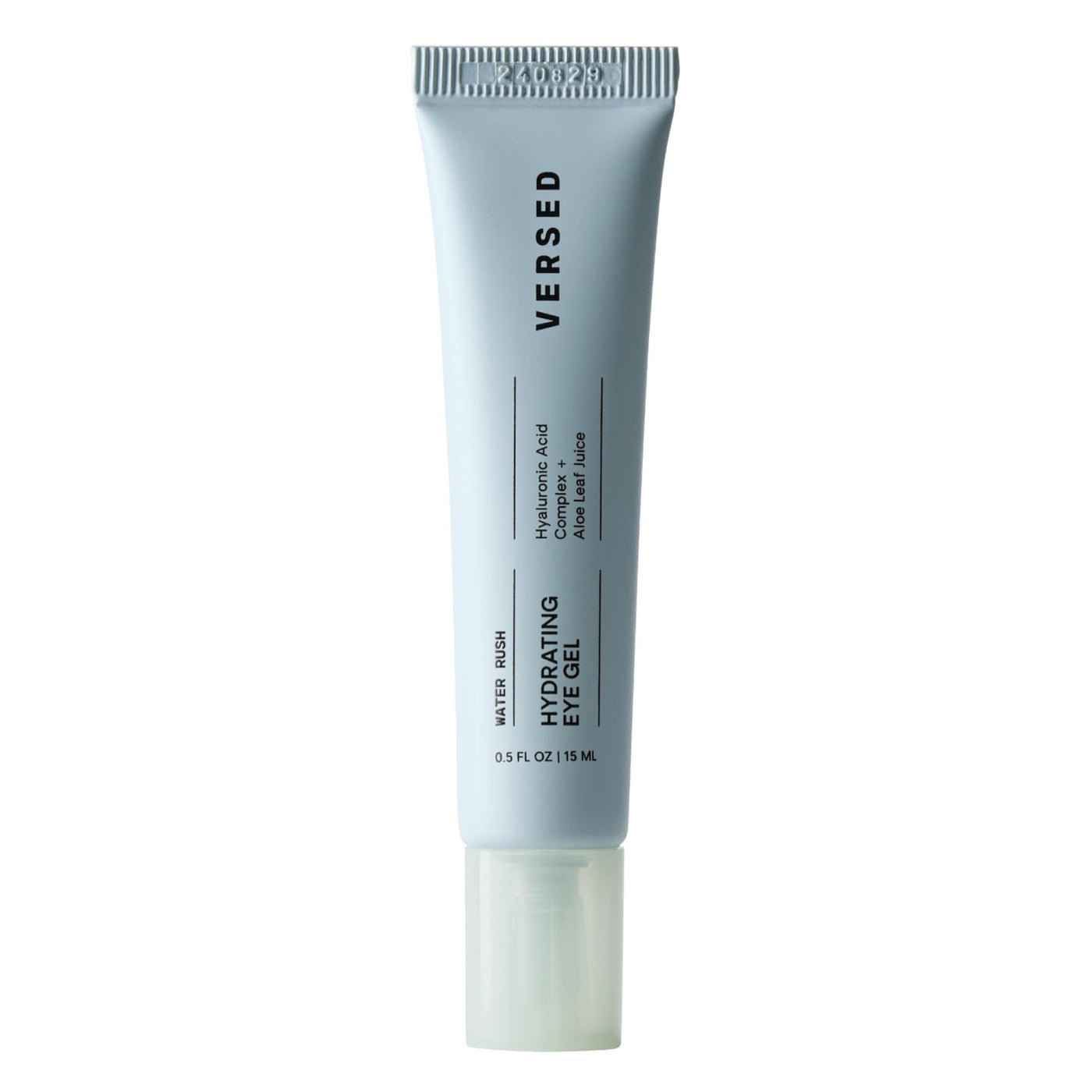Versed Water Rush Hydrating Eye Gel - Under Eye Cream for Puffiness and Bags Under Eyes - Hyaluronic Acid Under Eye Brightener - Clinically Tested Gel-Cream Formula