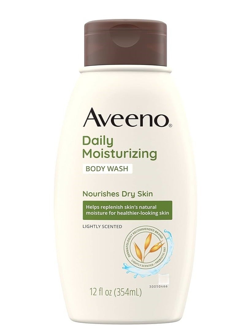 Aveeno Daily Moisturizing Oat Body Wash for Normal to Dry Skin 12 fl oz