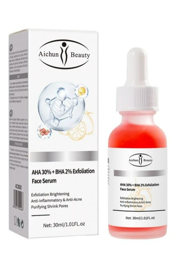 AHA 30%+BHA 2% Exfoliation Face Serum 30 ML