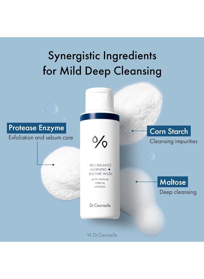 Pro Balance Morning Enzyme Wash Powder Cleanser 50g | Infused With Probiotic Complex | Gentle Exfoliating, Sebum Control, Hydrating & Skin Barrier Care, 1.76 oz - image 3