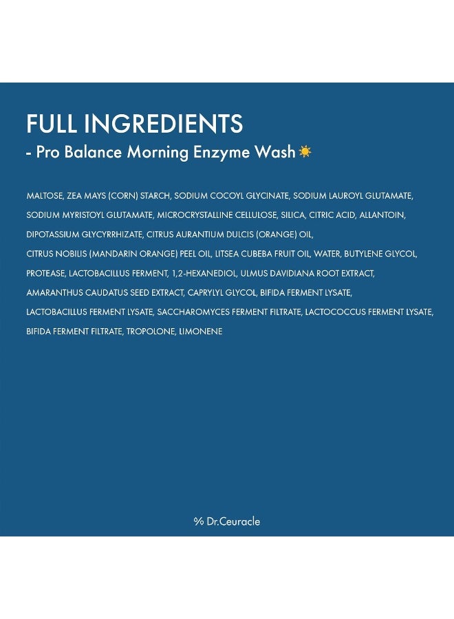 Pro Balance Morning Enzyme Wash Powder Cleanser 50g | Infused With Probiotic Complex | Gentle Exfoliating, Sebum Control, Hydrating & Skin Barrier Care, 1.76 oz - image 7