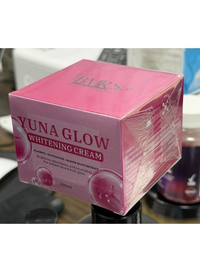 Bmrs yuna glow whitening cream 200ml