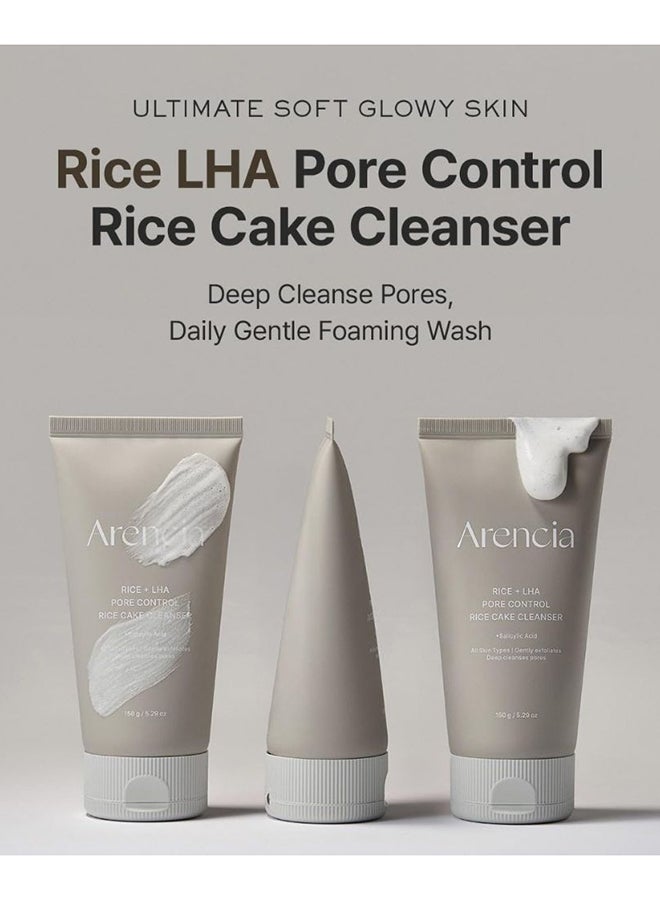 Rice + LHA Pore Control Rice Cake Cleanser (150g) - image 2