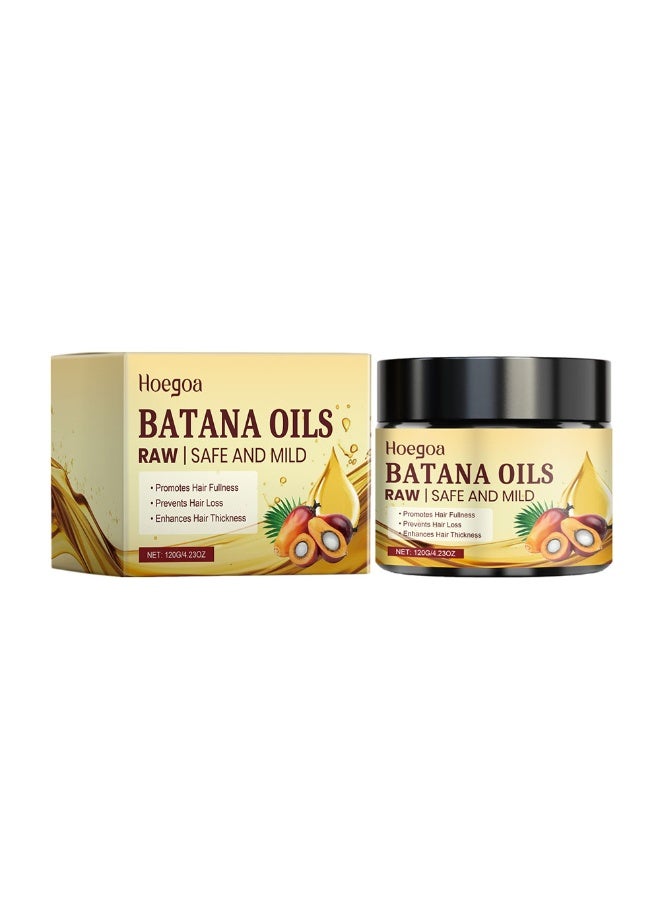 Organic Batana Oil for Hair Growth, Hair Care Essential Oils Cream For Reduce  Splitends Nourishment Hairs, Promotes Heat Wellness Prevent Hairs Loss for Men Women, 120g/4.23oz