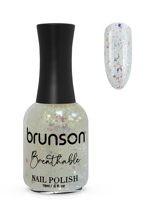 Breathable Nail Polish Halal nail polish Wudu friendly Quick-Dry Vegan long lasting but easy peel off   18ml BH353