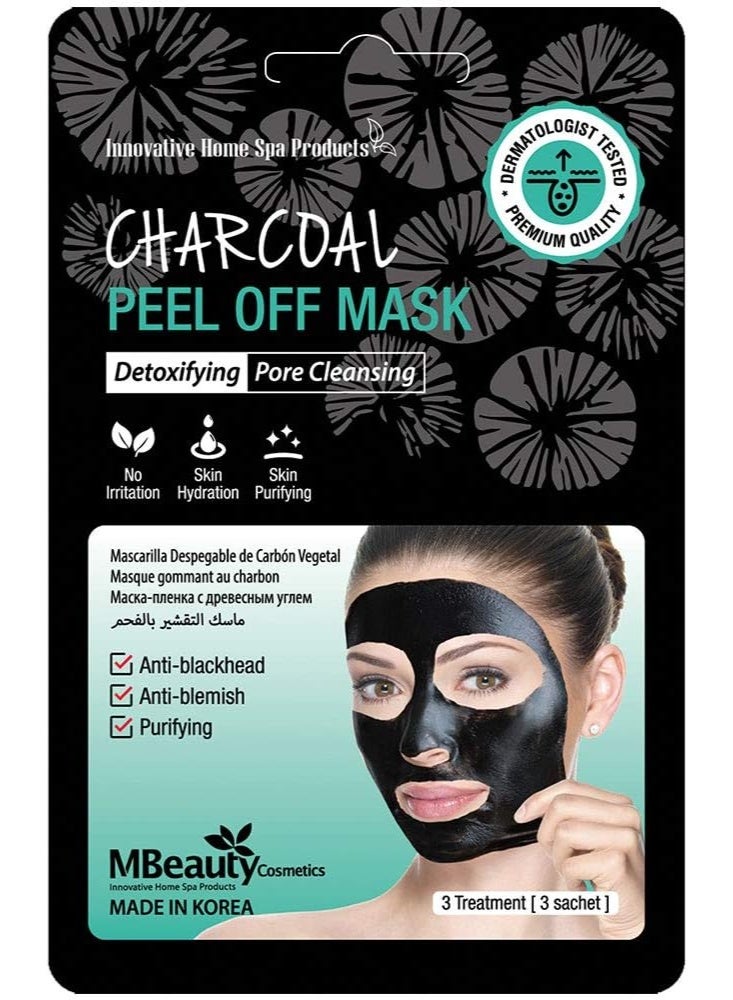MBeauty DETOX CHARCOAL PEEL-OFF FACE MASK