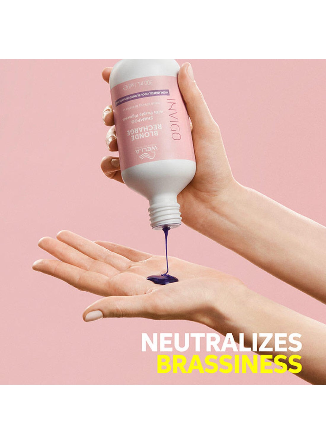 Invigo Blonde Recharge Cool Blonde Shampoo - Refreshes And Maintains Vibrancy Of Blonde Tones With Violet Pigments (300 Ml) - image 2