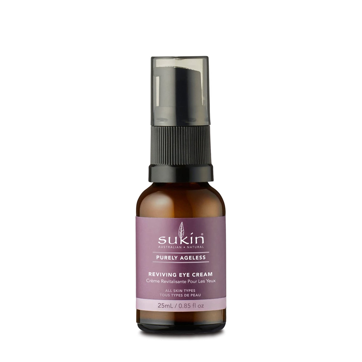 Sukin Purely Ageless Reviving Eye Creamâ€‹, 0.85 fl oz