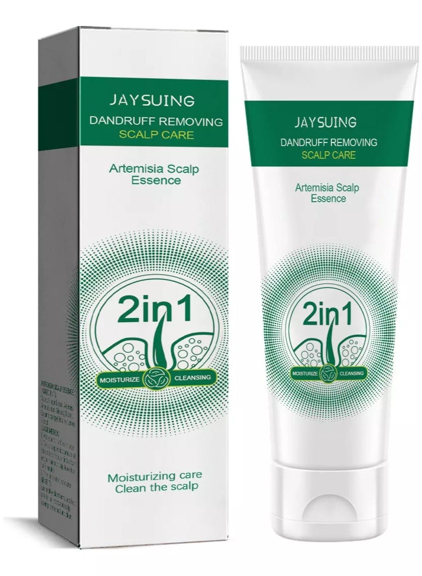 Anti-Dandruff Artemisia Conditioner,Dandruff Removing Scalp Element,Scalp Shampoo,Deep Cleaning Scalp Refreshing Control Oil for Men Women