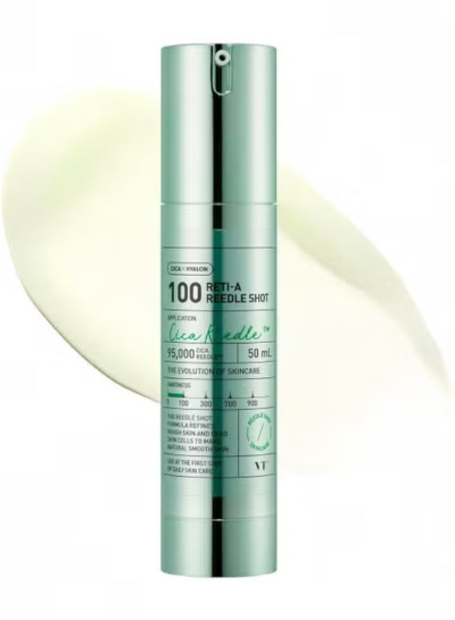 Reti-A Reedle Shot 100 Essence,Daily Face Essence, Centella Complex, Hyaluronic Acid, Green Propolis Extract for All Skin Type, 50ml