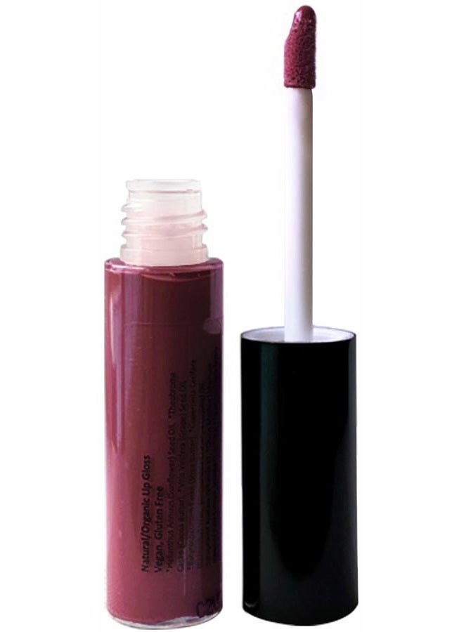 100% Natural Lip Gloss, Organic, Vegan, Gluten Free, Cruelty Free, Made in the USA, 0.18 oz. (Wine Not)