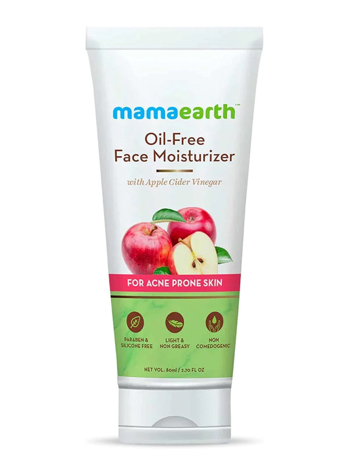 Oil-Free Moisturizer For Face With Apple Cider Vinegar For Acne Prone Skin