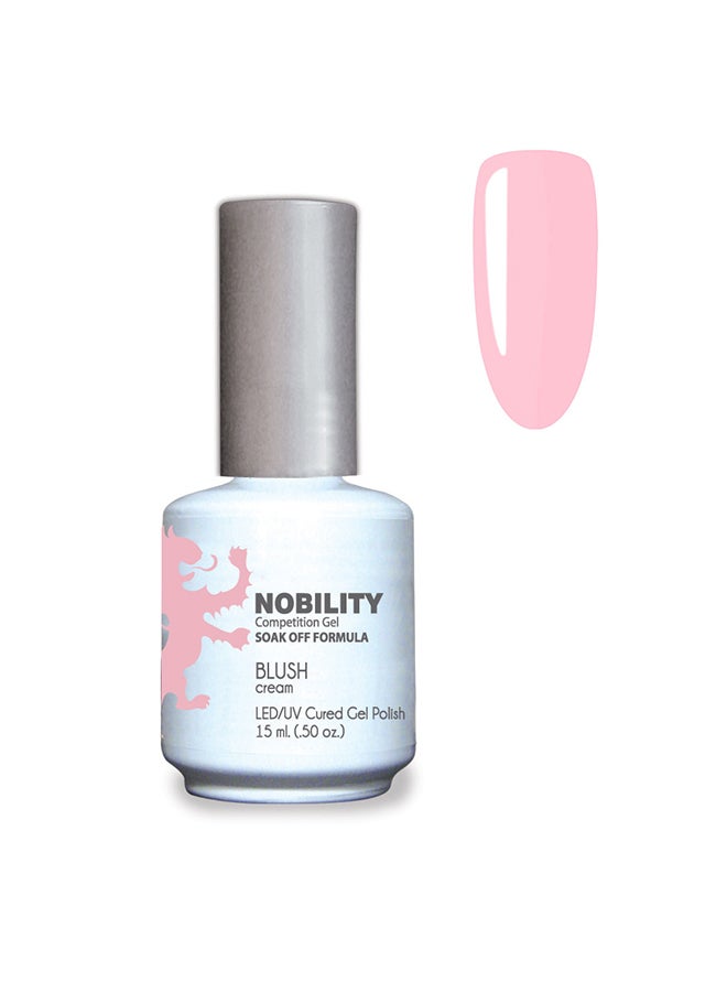 Gel Nail Polish 15 ml, Long Lasting, Chip Resistant, Requires Drying Under UV Led Lamp Blush Nbgp101