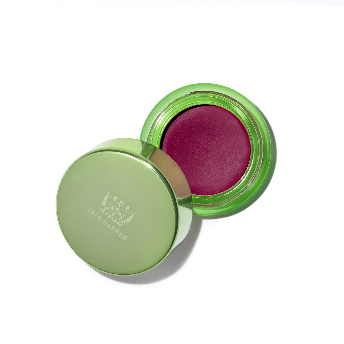 Tata Harper Cream Blush, Dewy Cream Blush, Natural Makeup, Natural Ingredients, Flirty - Deep Berry