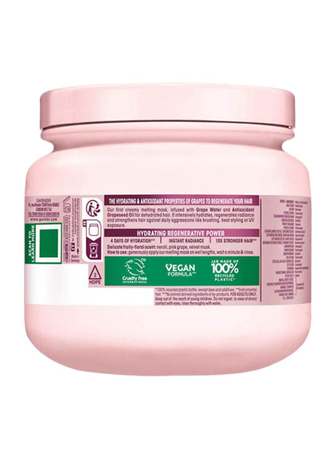 Ultra Doux Grape Moisture - Hydrating Regenerative Mask for Dehydrated Hair - 340ml - image 2